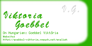 viktoria goebbel business card